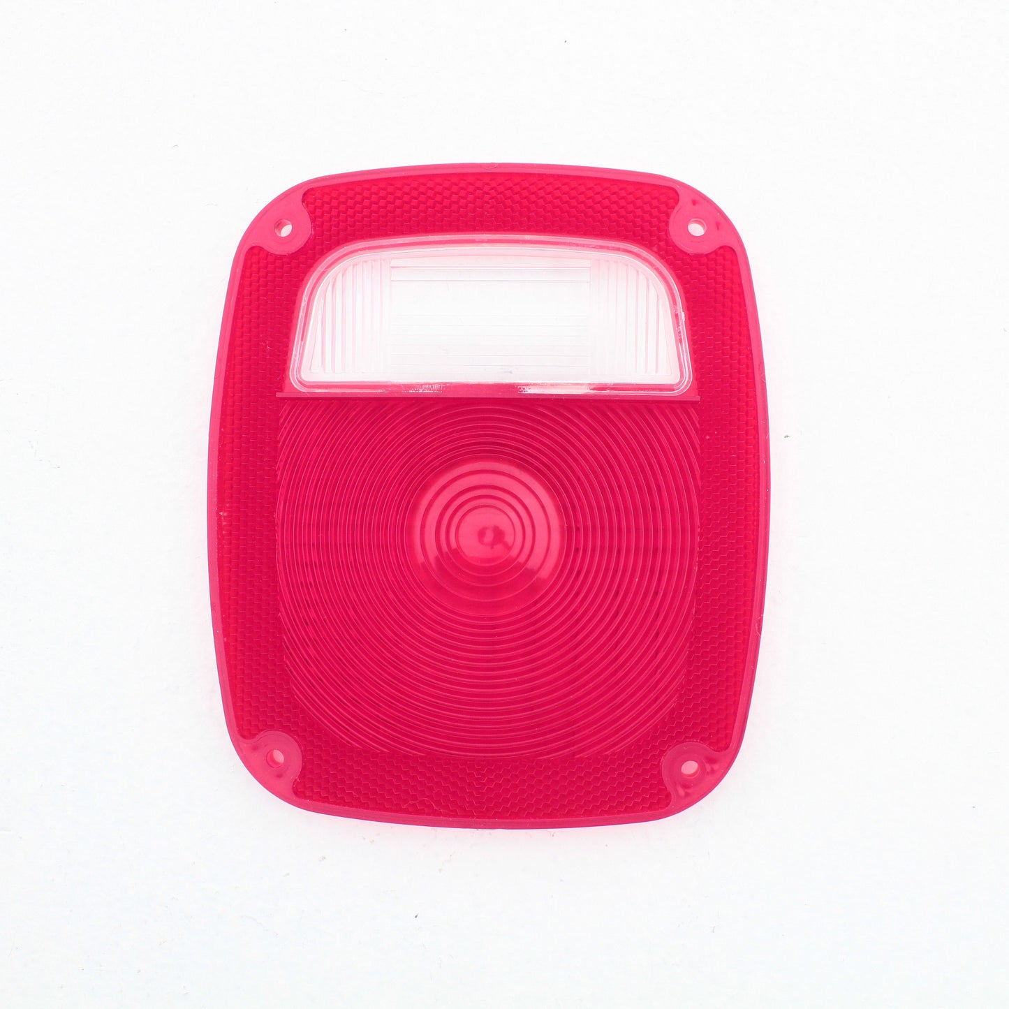 Peterson 44525 Red Clear Polycarbonate Tail Light Replacement Lens