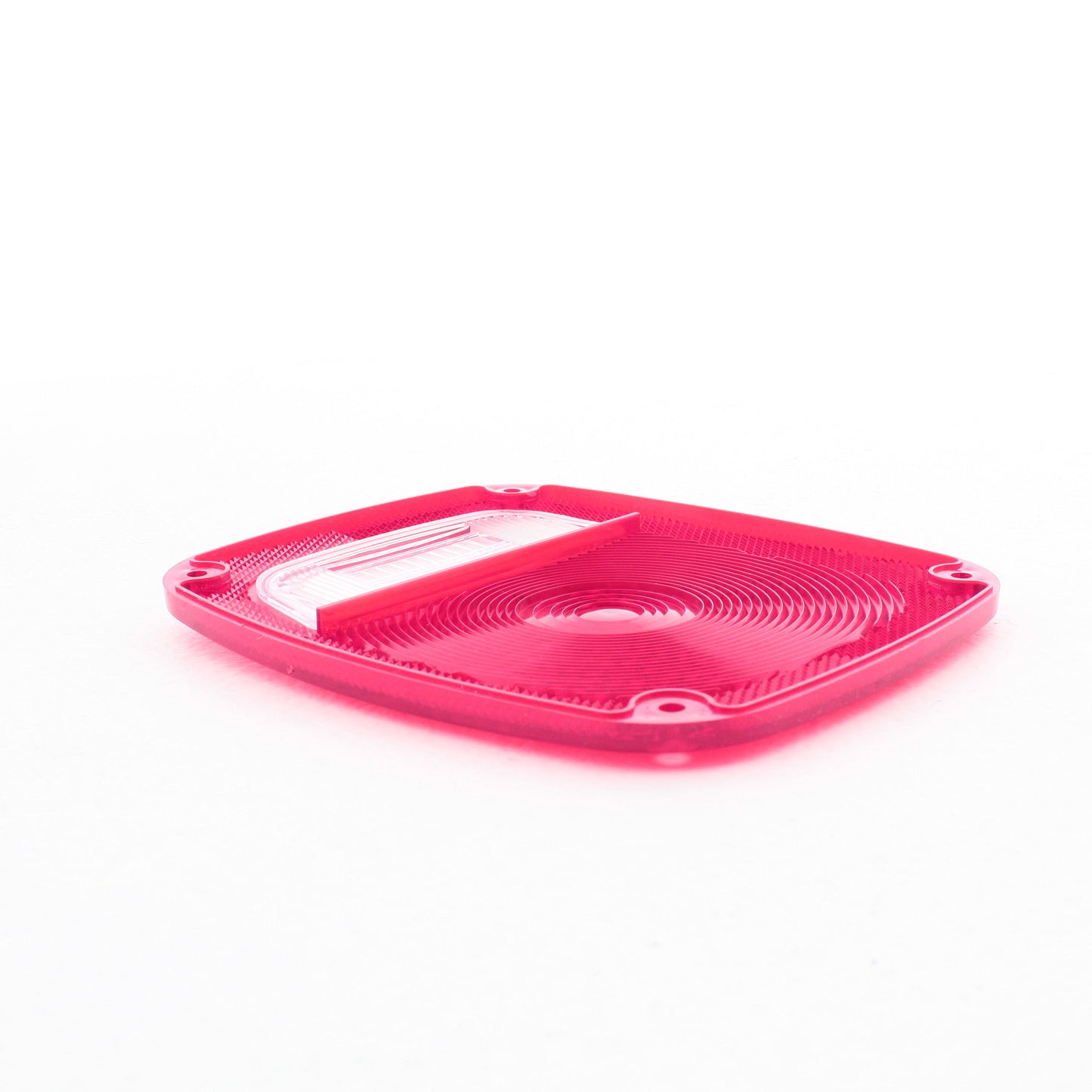 Peterson 44525 Red Clear Polycarbonate Tail Light Replacement Lens