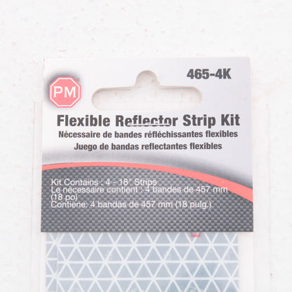 Peterson 4654K Reflective Tape Kit Red/White 18x2" Conspicuity 4 Strips