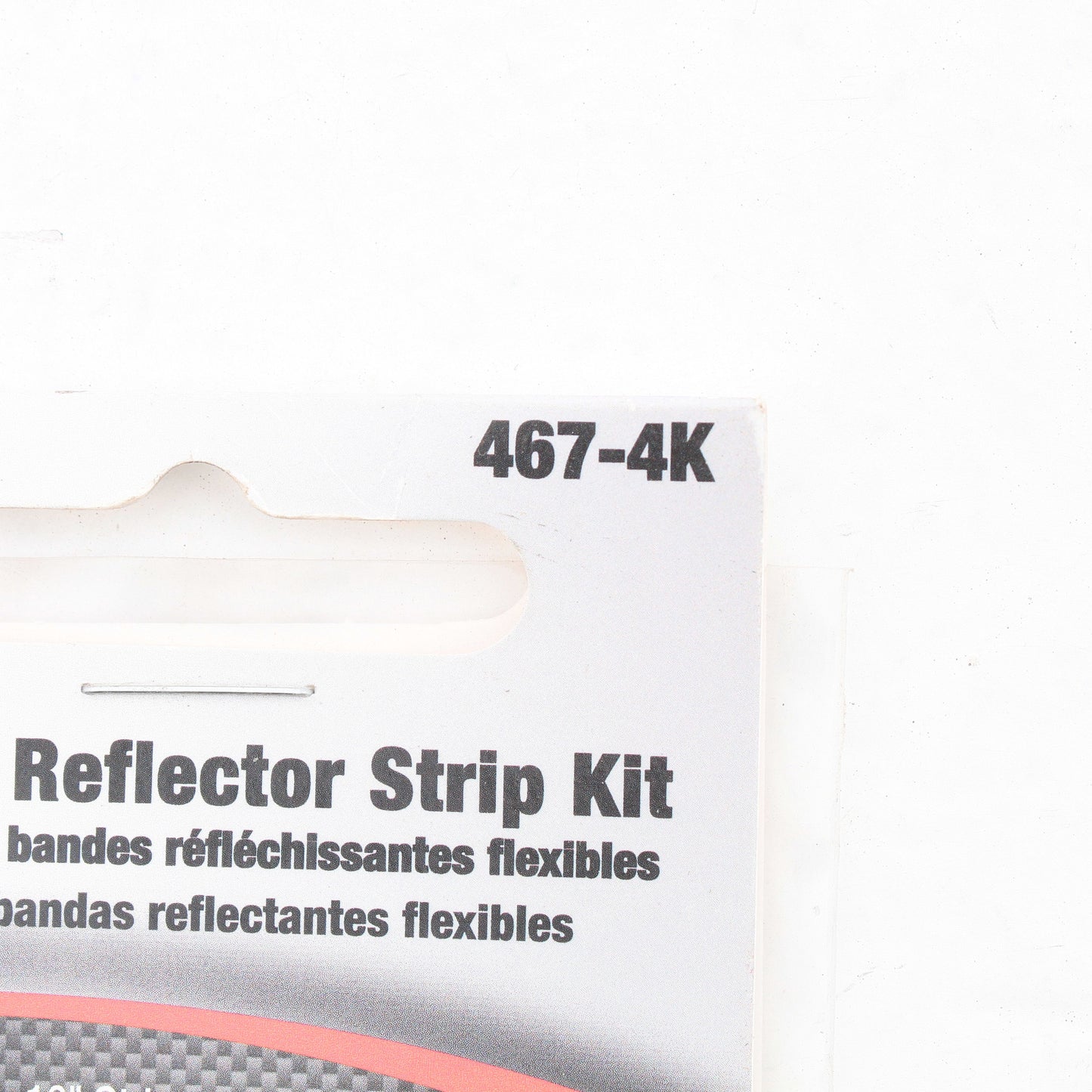 4pc Peterson 4674K White Reflective Marking Tape Kit 2" x 18" Adhesive