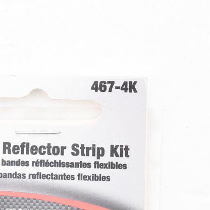 4pc Peterson 4674K White Reflective Marking Tape Kit 2" x 18" Adhesive