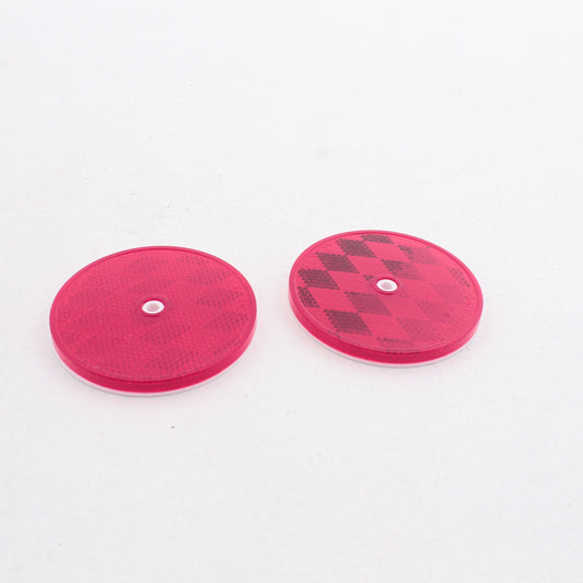 Peterson 476R Red 3.2" Round Hermetically Sealed Reflector Center-Mount