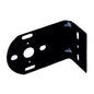 Peterson 510-9 Black 3" x 4.5" Mounting Bracket for Round Stud Mount Tail Lights