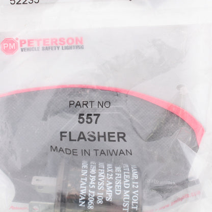 Peterson 557 Electro-Mechanical 10-Lamp Flasher 3-Prong 4.63"