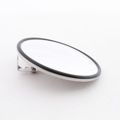 Peterson 608XO Round 8" Offset Stud Convex Mirror Bright Stainless Steel