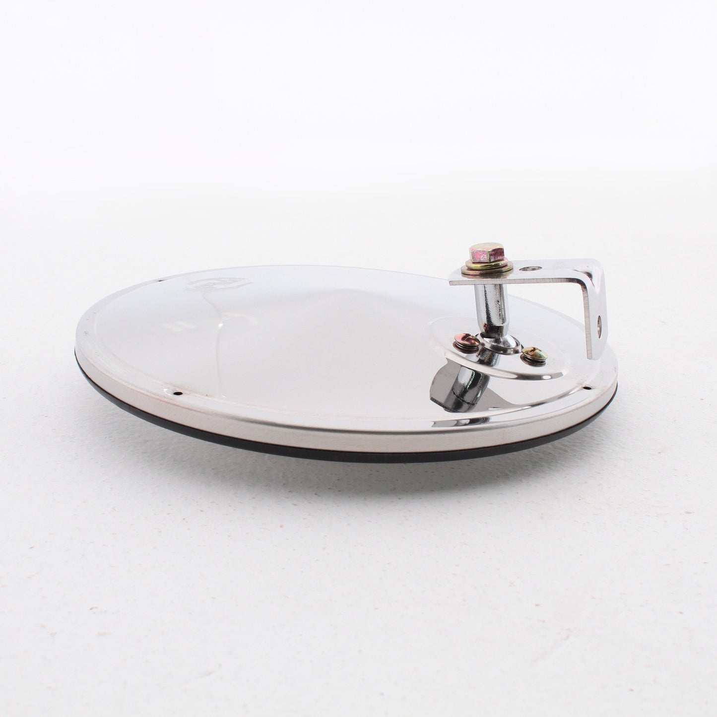 Peterson 608XO Round 8" Offset Stud Convex Mirror Bright Stainless Steel