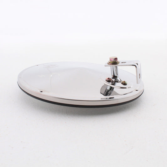 Peterson 608XO Round 8" Offset Stud Convex Mirror Bright Stainless Steel