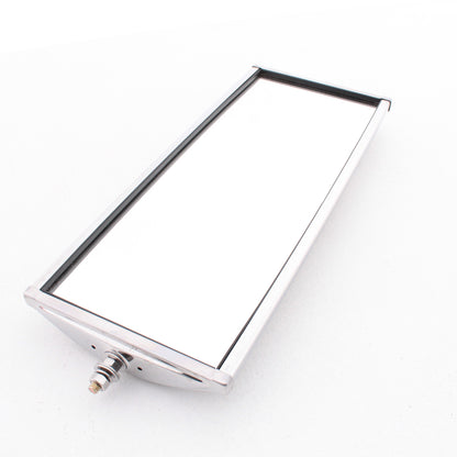 Peterson 617X Stainless Steel 6-1/2" x 16" Pillow-Back Convex Wide Angle Mirror