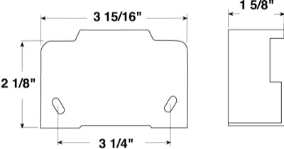 Peterson 781 Back-Up Alarm 102 DBA Surface Mount 3.9" x 1.6" x 2.7"