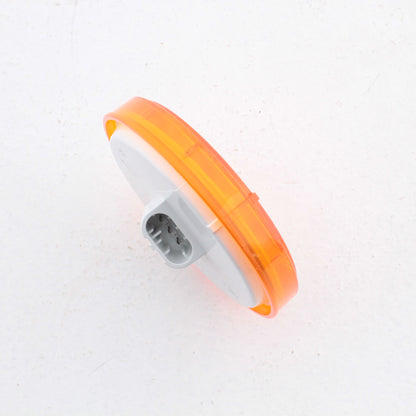 Peterson 817A7 4" Amber LumenX Round LED Turn Signal Light Grommet Mount