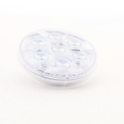 Peterson 817C-7 7-Diode Clear 4" LED Round Back-Up Light No Grommet Skirted