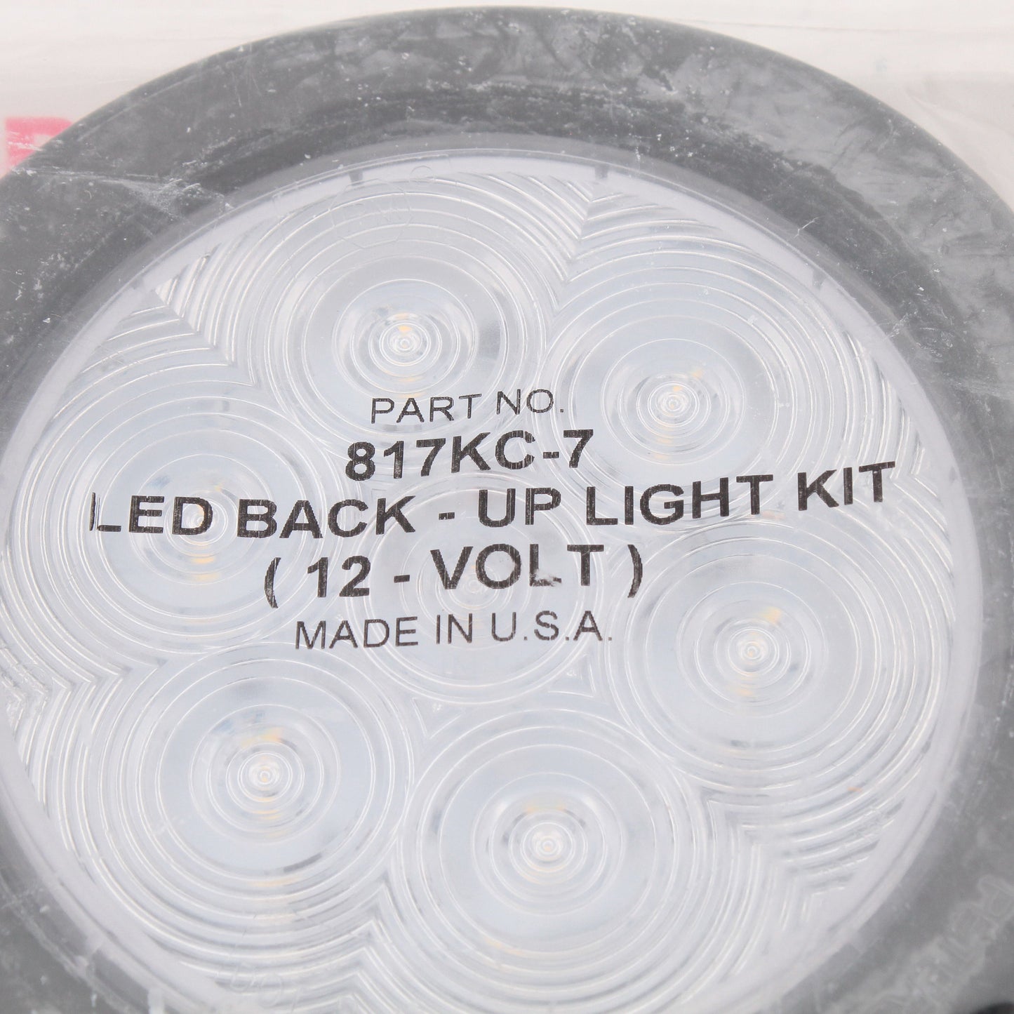Peterson 817KC7 Clear 4" LED Back-Up Light LumenX AMP Grommet Mount