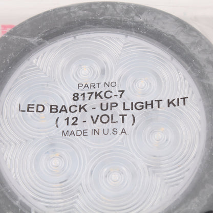 Peterson 817KC7 Clear 4" LED Back-Up Light LumenX AMP Grommet Mount