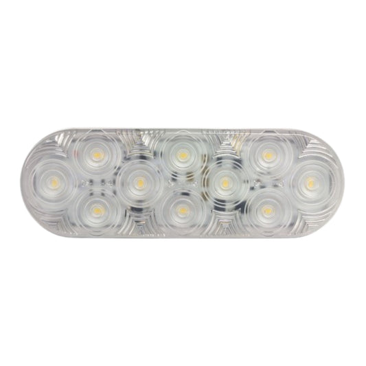 Peterson 820KC-10 Lumenx Clear Oval LED Back-Up Light AMP Grommet Mount Kit