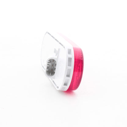 Peterson 820R7 Red Oval LED Stop Turn Tail Light AMP Grommet Mount 6.5" x 2.25"