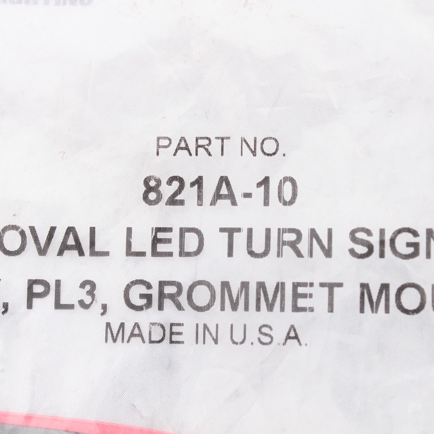 Peterson 821A10 Amber LED Oval Turn Signal Grommet Mount Kit Front & Rear