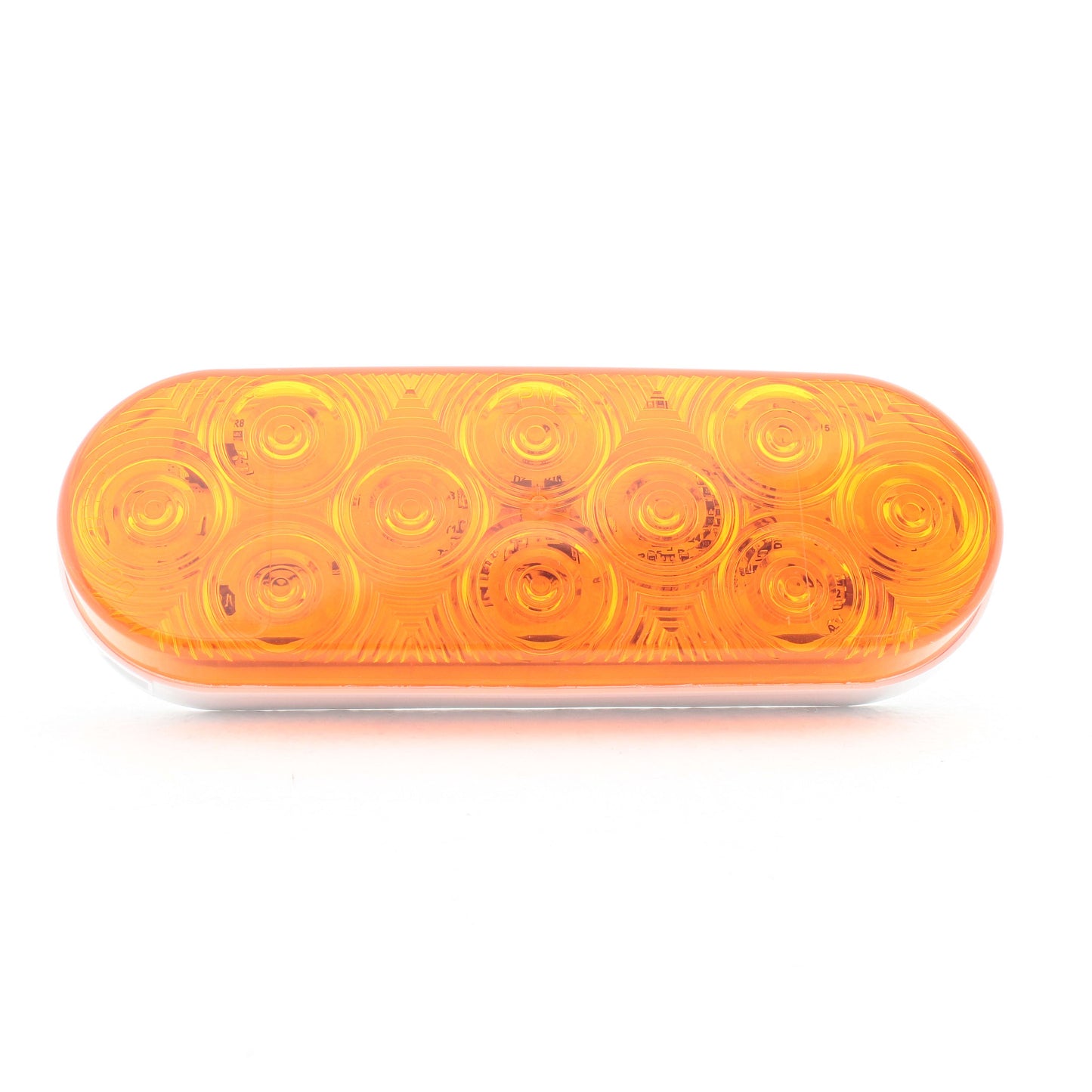 Peterson 821A10 Amber LED Oval Turn Signal Grommet Mount Kit Front & Rear