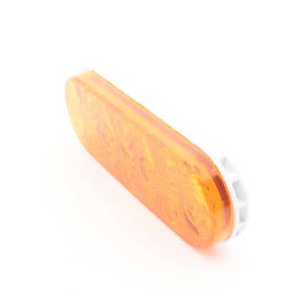 Peterson 821A10 Amber LED Oval Turn Signal Grommet Mount Kit Front & Rear