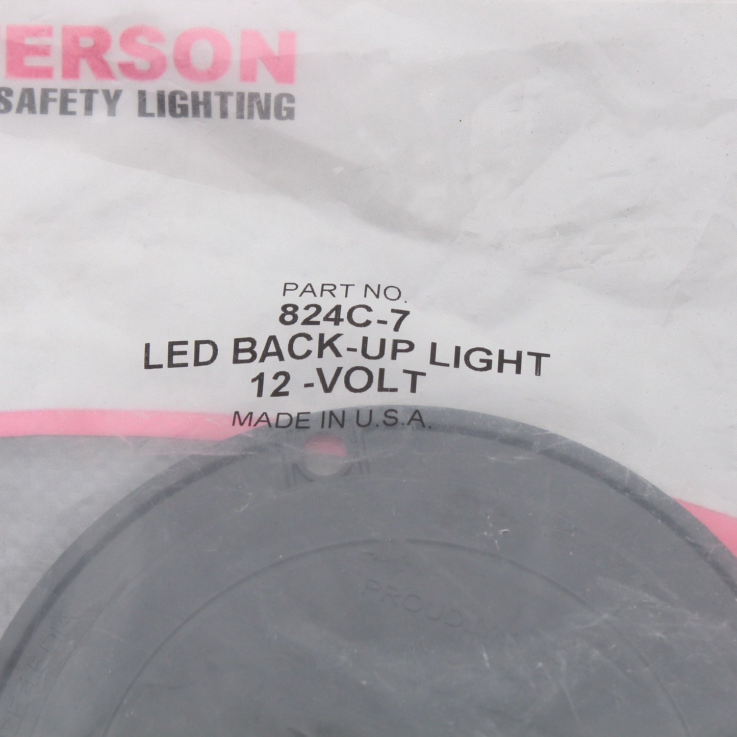 Peterson 824C7 LumenX 4" Round LED Backup Light Clear PL3 Flange Mount