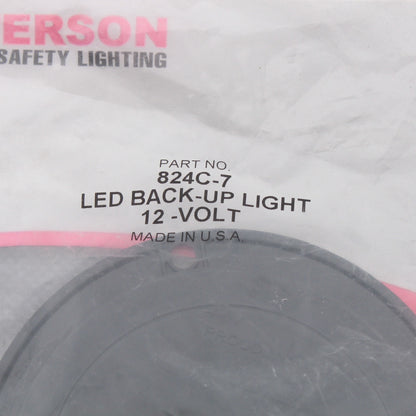 Peterson 824C7 LumenX 4" Round LED Backup Light Clear PL3 Flange Mount