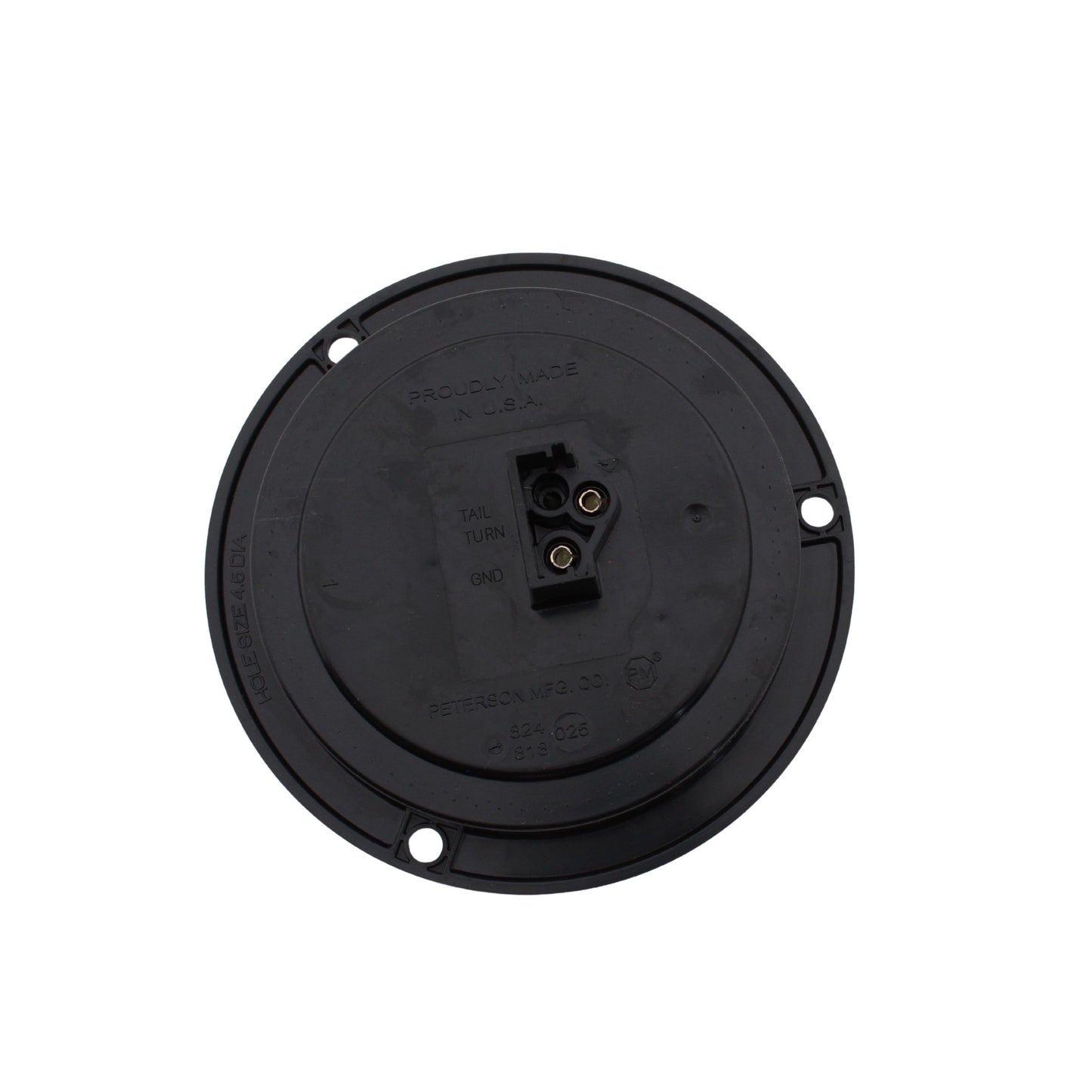 Peterson 824C7 LumenX 4" Round LED Backup Light Clear PL3 Flange Mount