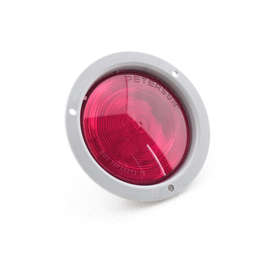 Peterson 824R Red LumenX 4" Round LED Stop Turn & Tail Lights Flange Mount