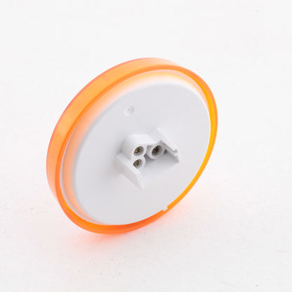 Peterson 826A-7 Amber LumenX 4" Round LED Front Rear Turn Signal Grommet Mount