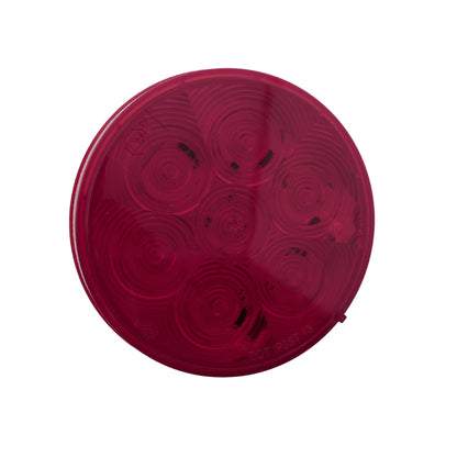 Peterson 826R7 4" Red Round LED Stop Turn Tail Lights Grommet Mount Kit