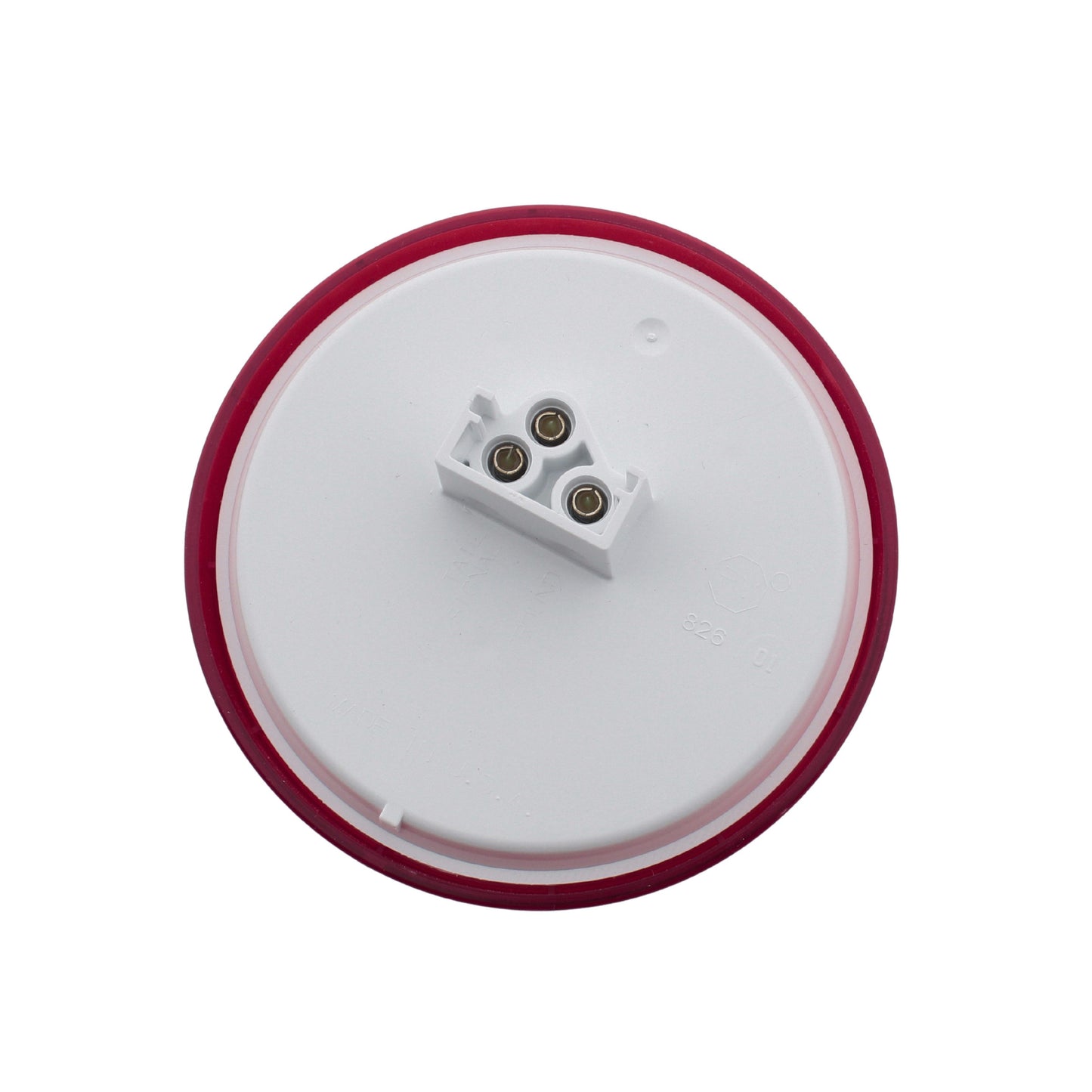 Peterson 826R7 4" Red Round LED Stop Turn Tail Lights Grommet Mount Kit