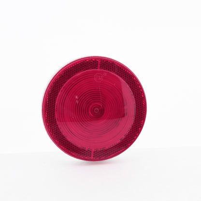 Peterson 827R 4" LED Red Stop Turn Tail Lights Reflex Grommet Mount