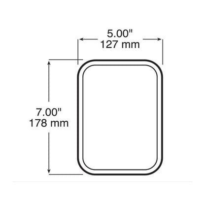 Peterson 830 Stainless Steel Replacement Head for Fender-Mount Mirrors