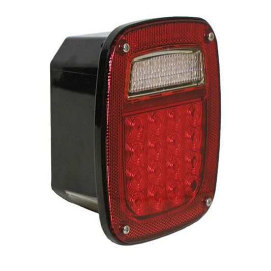 Peterson 845L Red Rear Comb Rectangular Stop/Tail Light