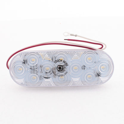 Peterson 870W Clear LumenX Oval LED Interior Dome Light Touch 400 Lumens