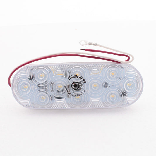 Peterson 870W Clear LumenX Oval LED Interior Dome Light Touch 400 Lumens