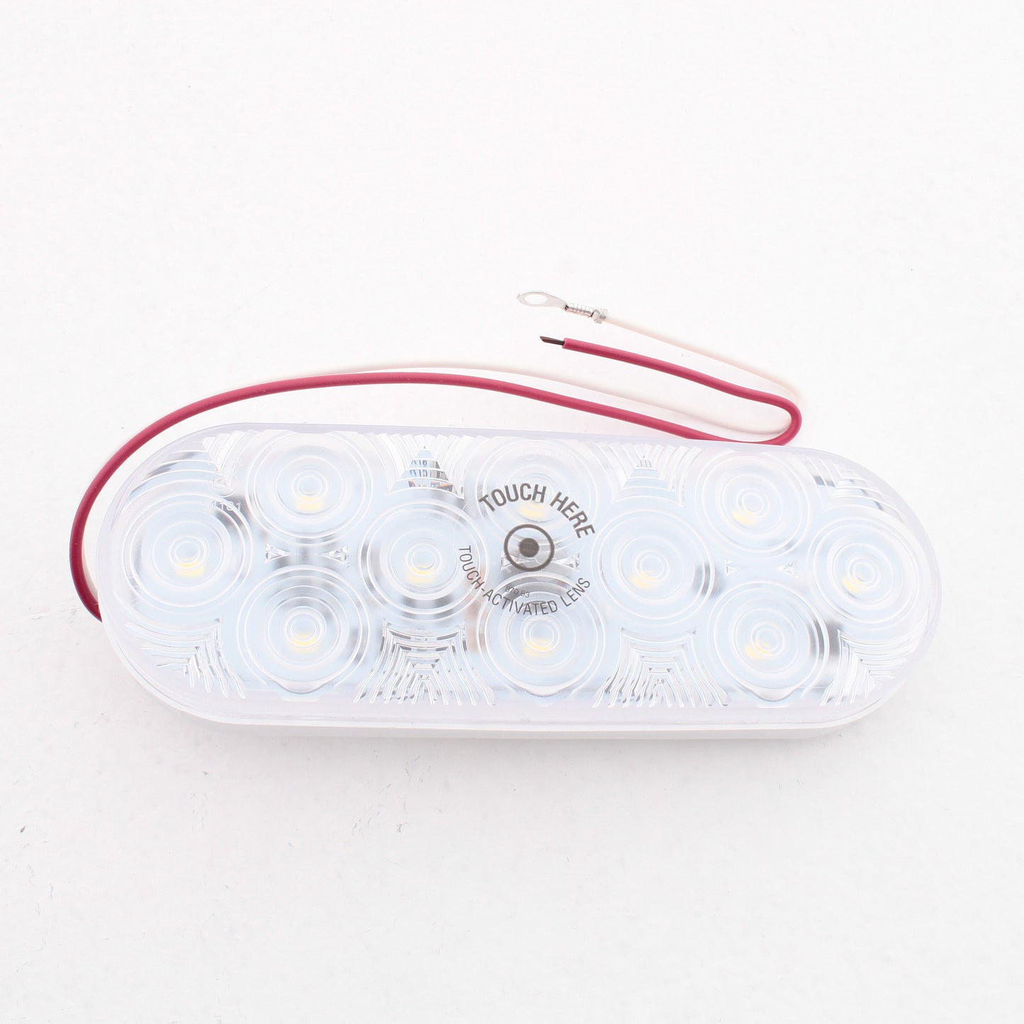 Peterson 870W Clear LumenX Oval LED Interior Dome Light Touch 400 Lumens
