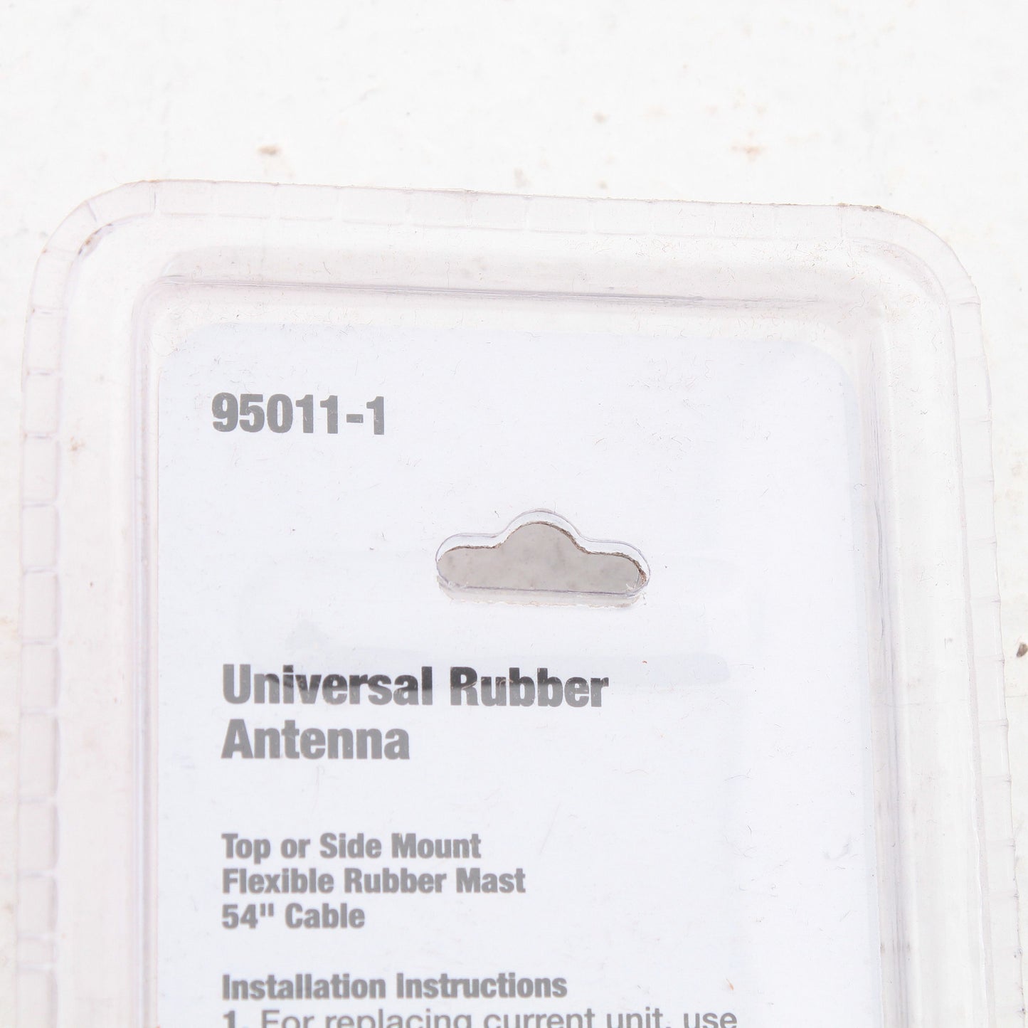 Peterson 95011-1 13" Swivel Top Side Mount Rubber Mast Antenna 54" Cable