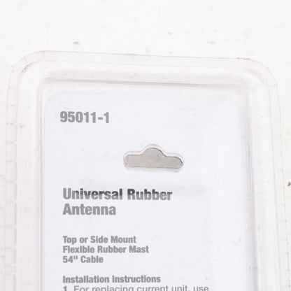 Peterson 95011-1 13" Swivel Top Side Mount Rubber Mast Antenna 54" Cable