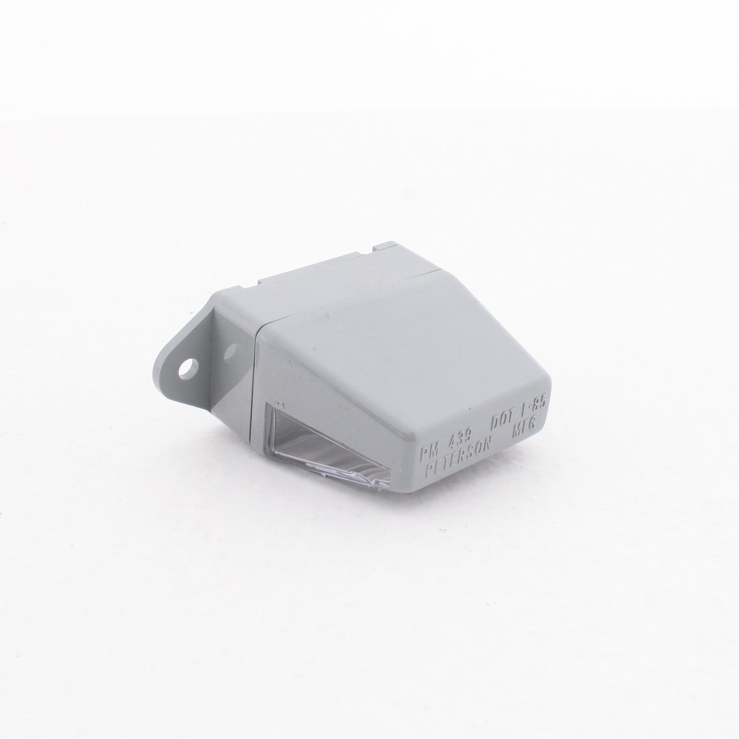 Peterson M439 Clear License Plate Light 3-3/8"L x 2-3/8"D Sealed Surface Mount