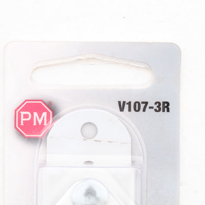 Peterson V1073R Red 16.5" Mini Bar White Frame with Three 107-Series Lights