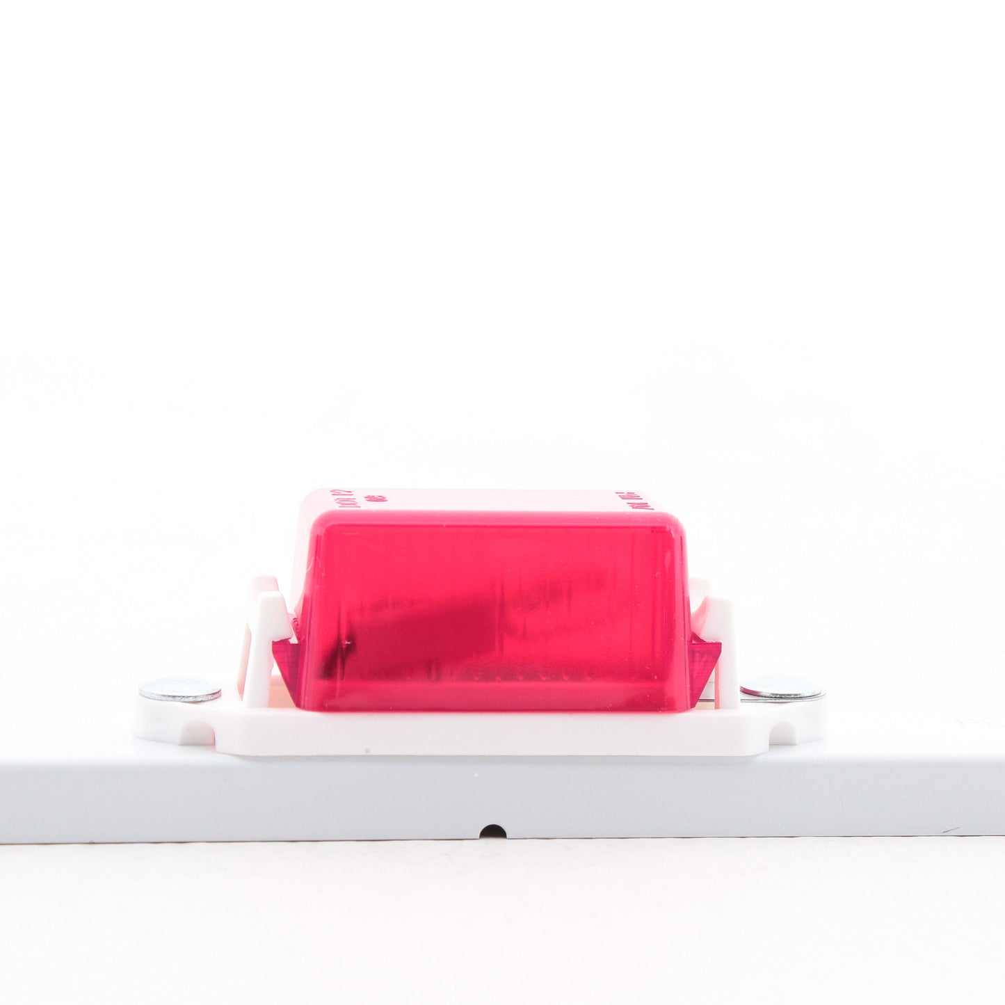 Peterson V1073R Red 16.5" Mini Bar White Frame with Three 107-Series Lights