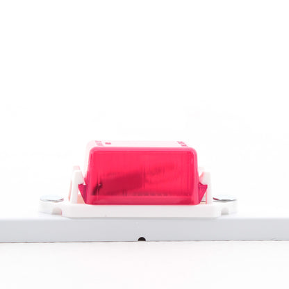 Peterson V1073R Red 16.5" Mini Bar White Frame with Three 107-Series Lights