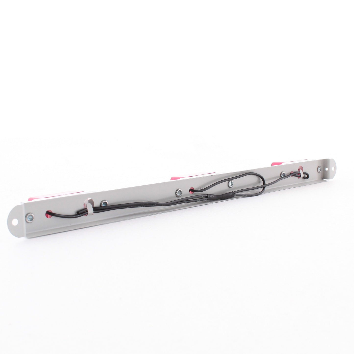Peterson V1073R Red 16.5" Mini Bar White Frame with Three 107-Series Lights