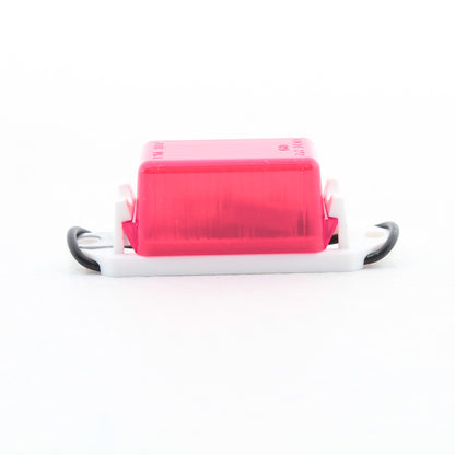 Peterson V107WR 3.25" Red Mini-Lite Clearance Side Marker Light w/ Base