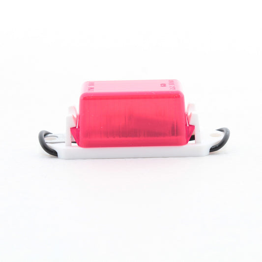Peterson V107WR 3.25" Red Mini-Lite Clearance Side Marker Light w/ Base