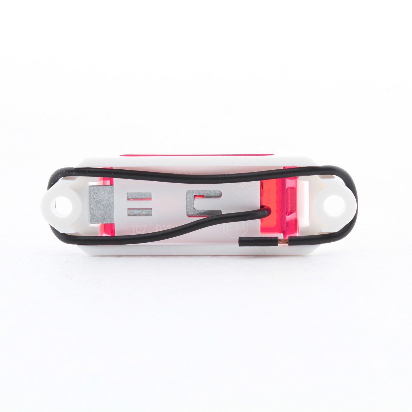 Peterson V107WR 3.25" Red Mini-Lite Clearance Side Marker Light w/ Base