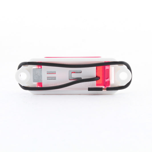 Peterson V107WR 3.25" Red Mini-Lite Clearance Side Marker Light w/ Base