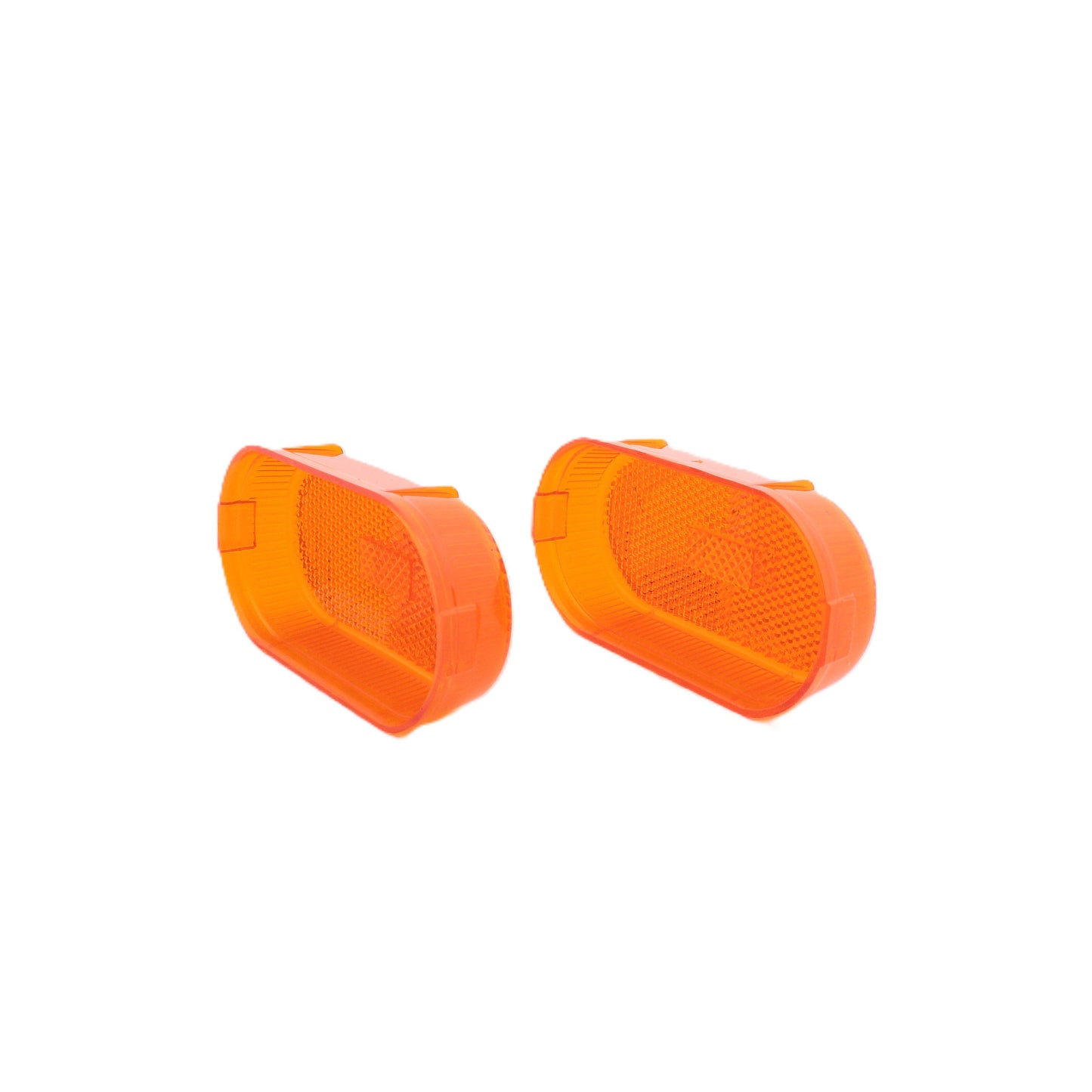 2 Peterson V10815A Amber 4-1/8" Replacement Lens for 106A/R & 108WA/WR Series