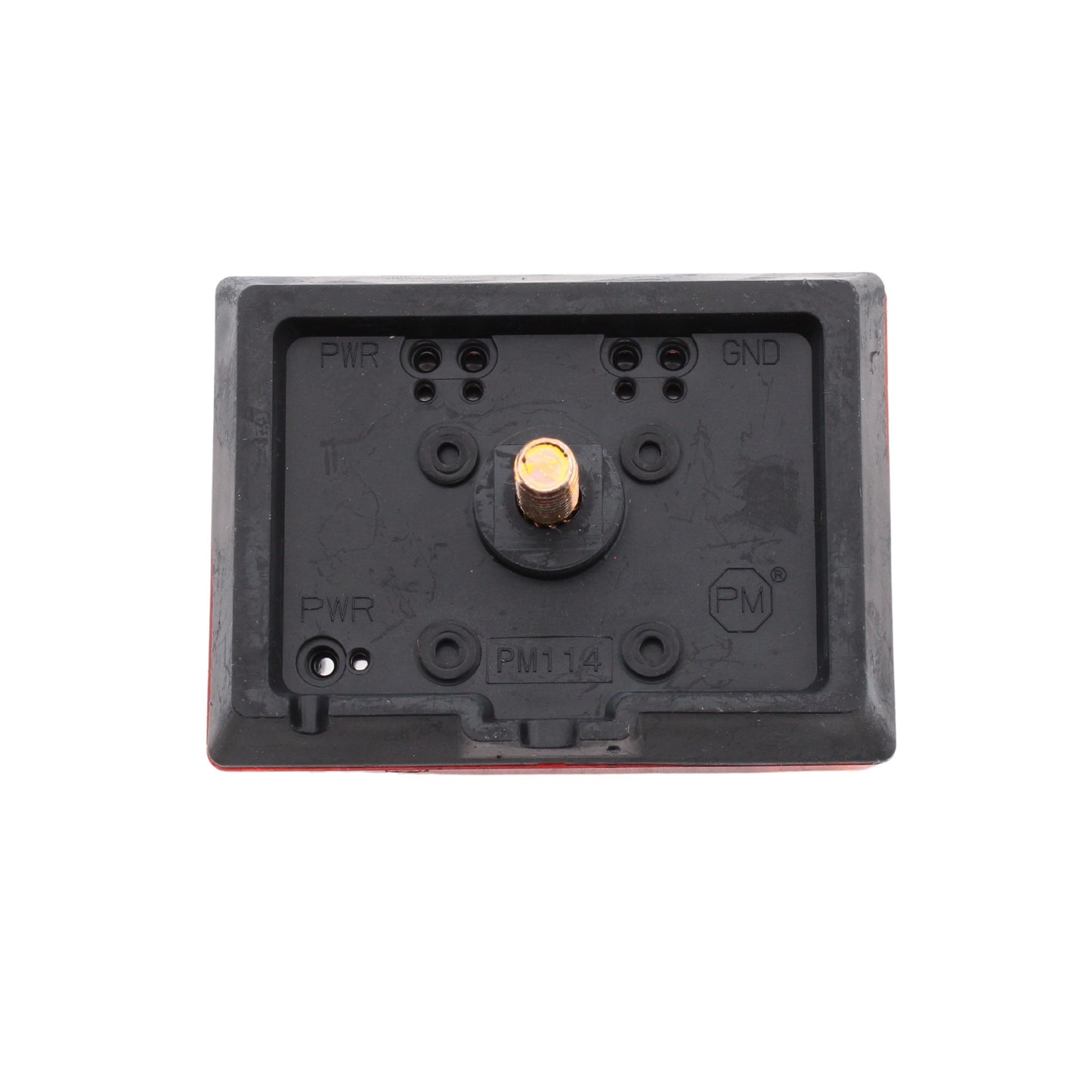 Peterson V114A Amber 2.75" Stud-Mount Clearance Side Marker Light w/ Reflex
