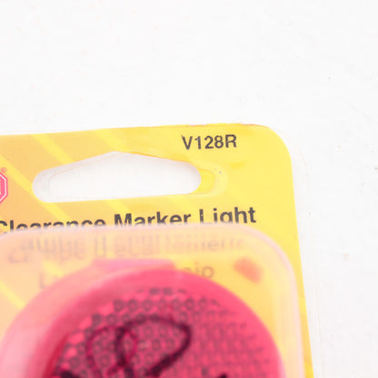 Peterson V128R Red 4.125" Oblong Clearance Side Marker Light Reflex Wagon