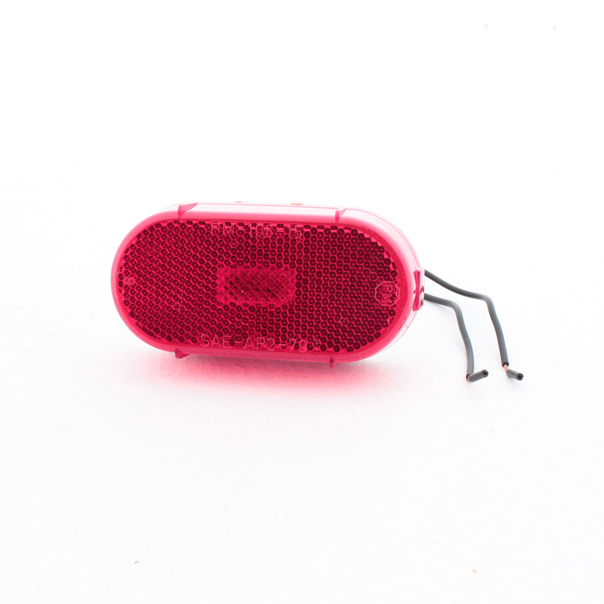 Peterson V128R Red 4.125" Oblong Clearance Side Marker Light Reflex Wagon